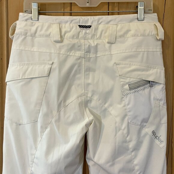 Spyder Girls Vixen Kyd's Snowboarding Ski Thinsulate Pants Size 18 White FA NWT - Picture 7 of 12